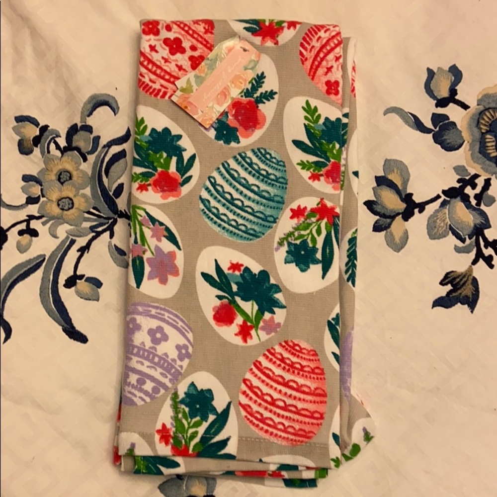 Easter egg dish towels